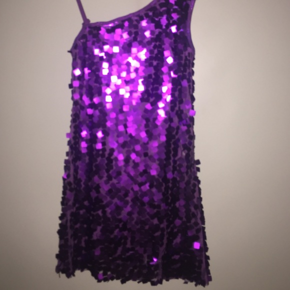 Purple dance costume
