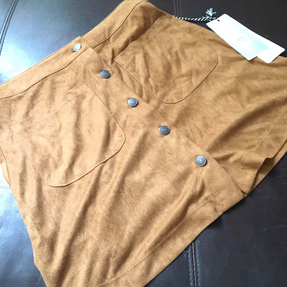 Button up trendy skirt