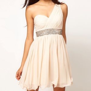 Little Mistress One Shoulder Embroidered Dress