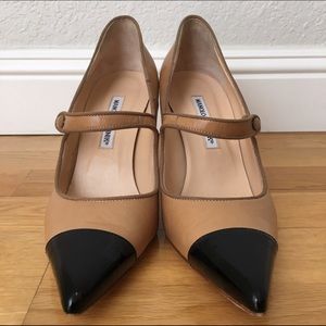 *NWT* Manolo Blahnik Mary Janes - 39.5