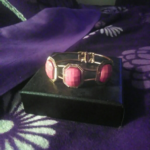 Pink and gold bracelet