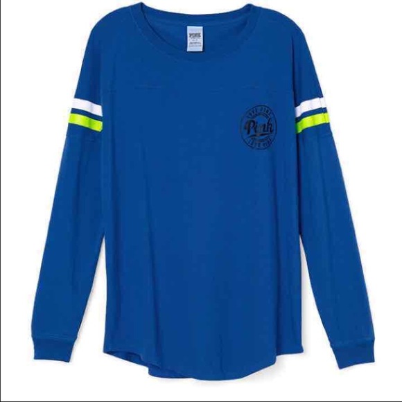 VS PINK Open Back Varsity Crew
