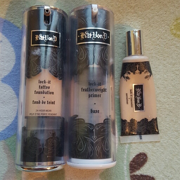Kat von d primer, foundation &concealer