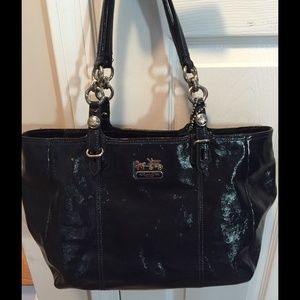 Coach Mia Patent Leather Tote