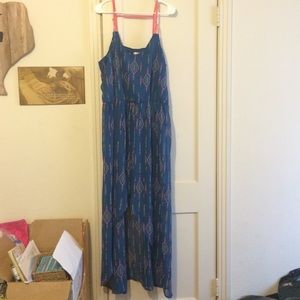 Merona Aztec High-Low Dress