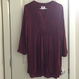 Dark red tunic/dress by Old Navy