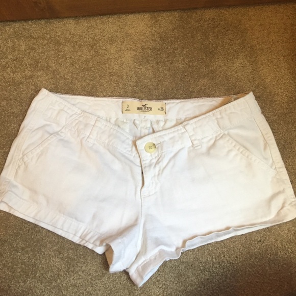 White short shorts