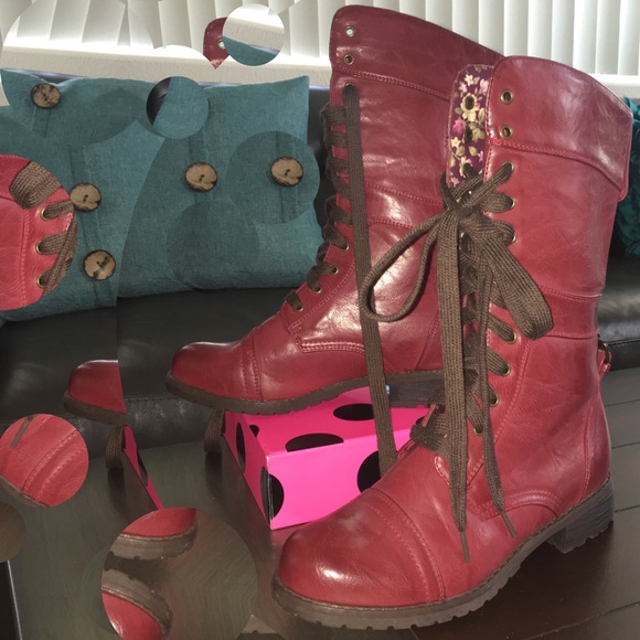 Wild Diva combat boots