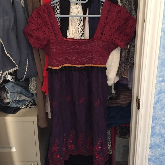 Free People Short Boho Summer Dress