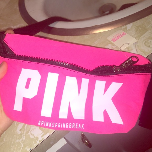 PINK fanny pack that happens to be the color pink