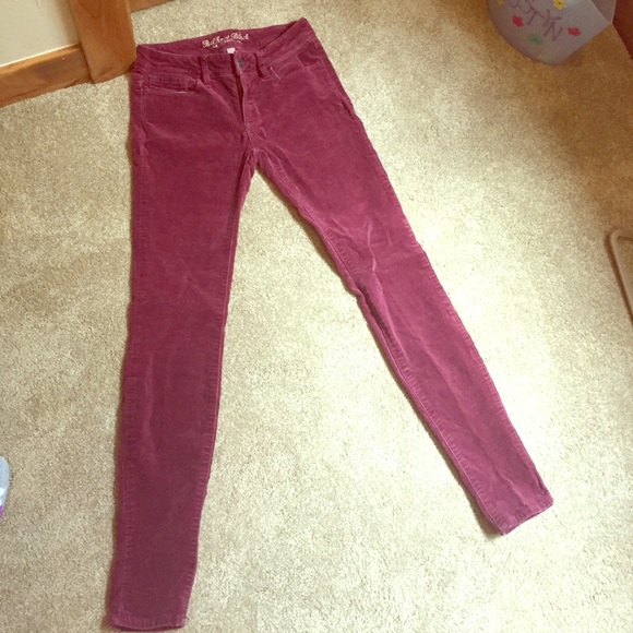 Super soft maroon skinny jeans