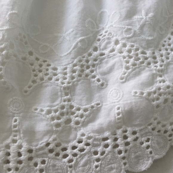 White Floral Detailing Skirt - Picture 2 of 4