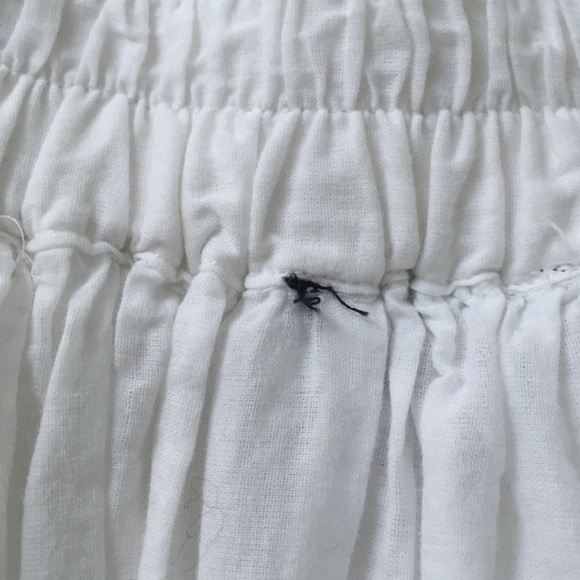 White Floral Detailing Skirt - Picture 4 of 4