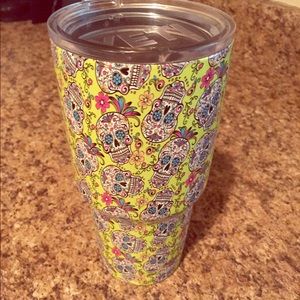 Candy Skull Dipped Yeti Tumbler