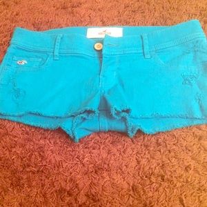 Blue Hollister shorts