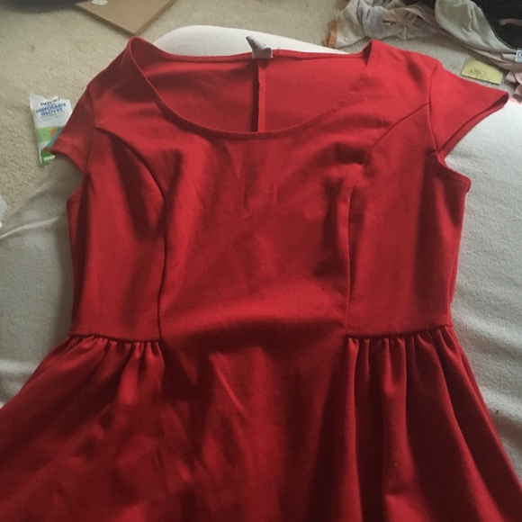 Red dress