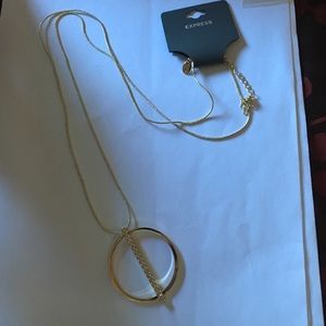Express gold necklace