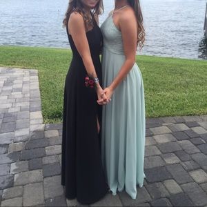 Lulu long Mint prom dress, size 2, brand new