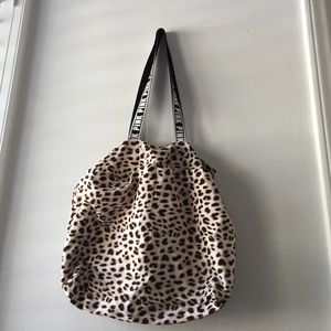 pink cheetah tote