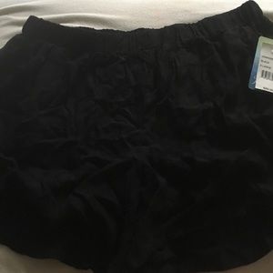 Black cloth shorts