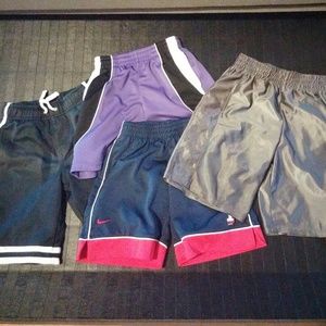 4 pairs of athletic shorts