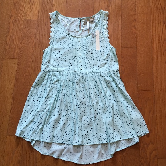 NWT Lauren Conrad mint green top - Picture 3 of 4
