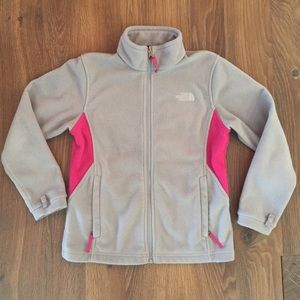 Girls' North Face Fleece Jacket, M (10/12)