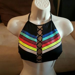 VS Pink Halter swimsuit Top