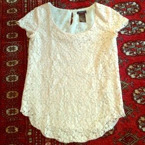 Light pink lace shirt!