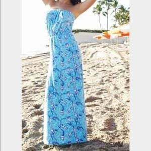 NWOT Lilly Pullitzer mermaid maxi dress size small