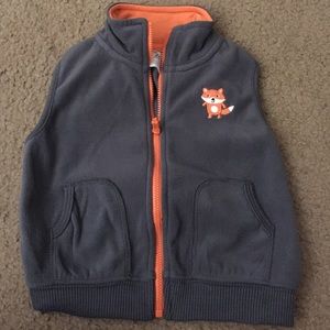 Carter's 24 month fleece fox vest