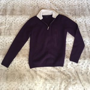 Brooks Brothers Quarter Zip Sweater