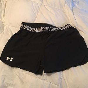 Small black under armour shorts