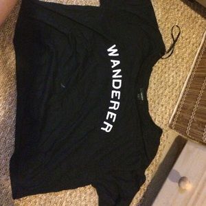 NWOT F21 wanderer crop top