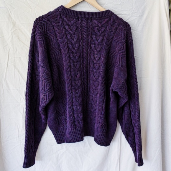 Purple Eddie Bauer Sweater - Picture 1 of 2