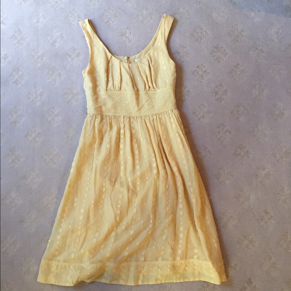 Vince yellow polka dot sundress