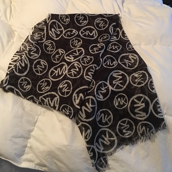 *1 DAY SALE* MK black with white MK scarf