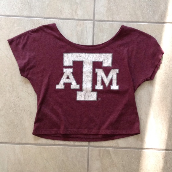Maroon crop top