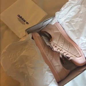 Pink Adidas Superstar