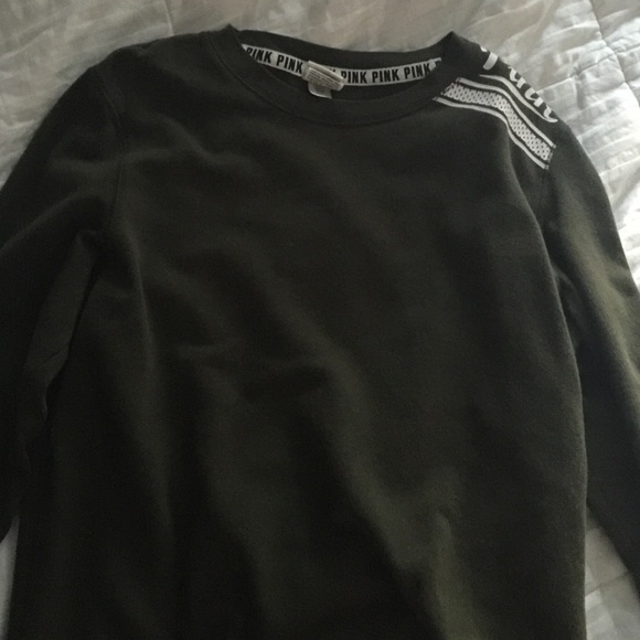 Olive green Victoria secret crew neck sweatshirt💚