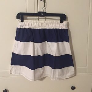 Lilly Pulitzer Navy Striped Skirt Size M