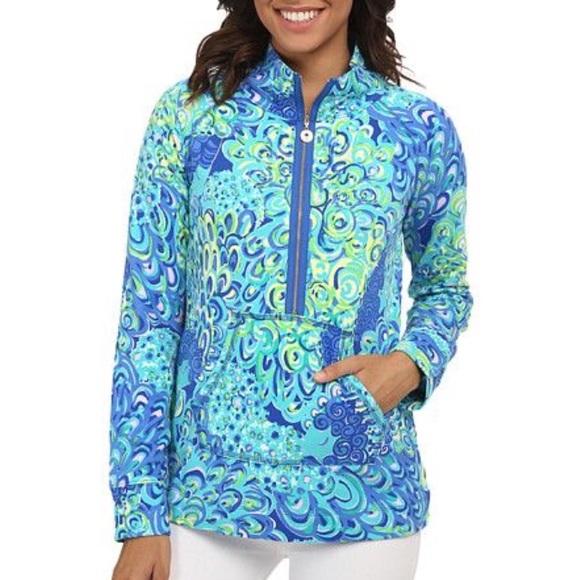 Lilly Pullitzer Lilly's Lagoon Popover Size Medium