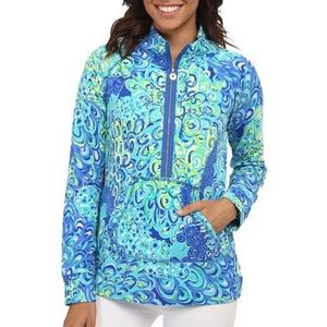 Lilly Pullitzer Lilly's Lagoon Popover Size Medium
