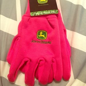 John Deere Pink Work Gloves