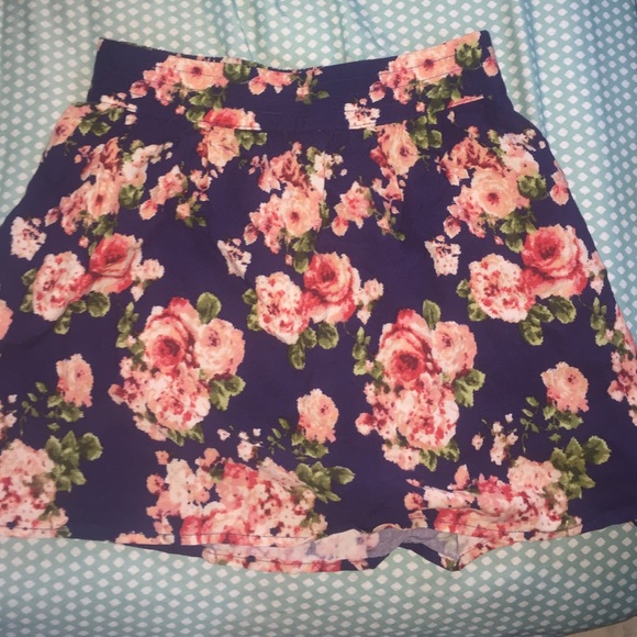 Floral skater skirt