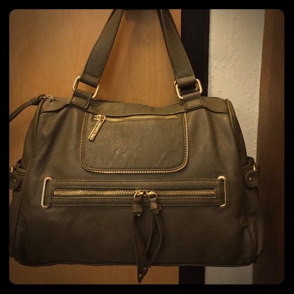 Olivia and Joy olive green satchel