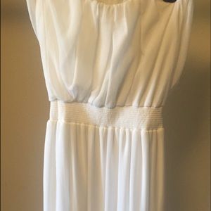 White sheer dress