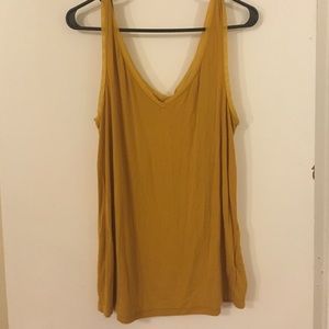 Dark mustard yellow Banana Republic tank top
