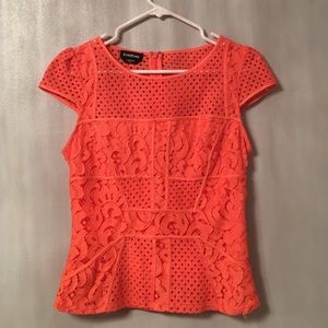 Bebe Coral/Orange Top