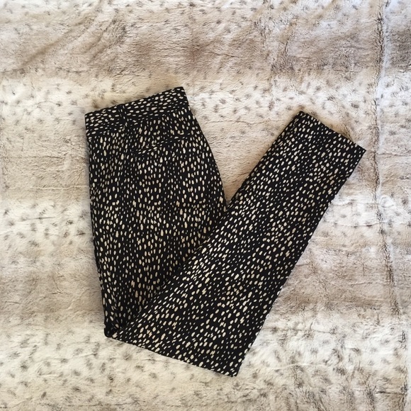 Sloan-Fit Print Ankle Pant